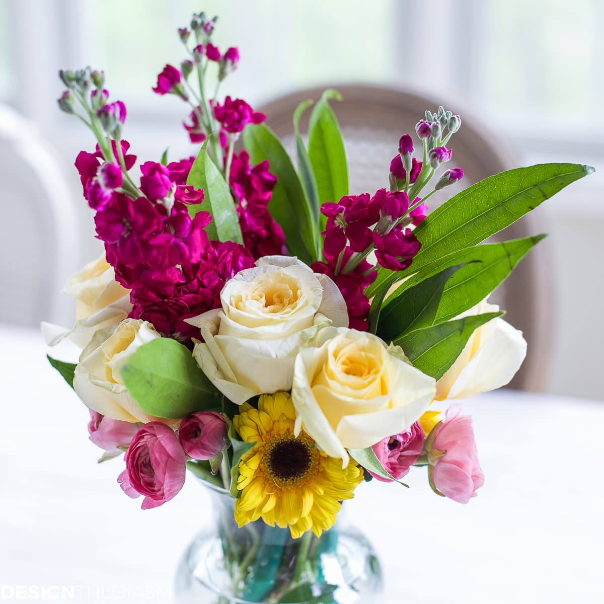 Arranging spring flowers into small displays - terilynadamsblog.com