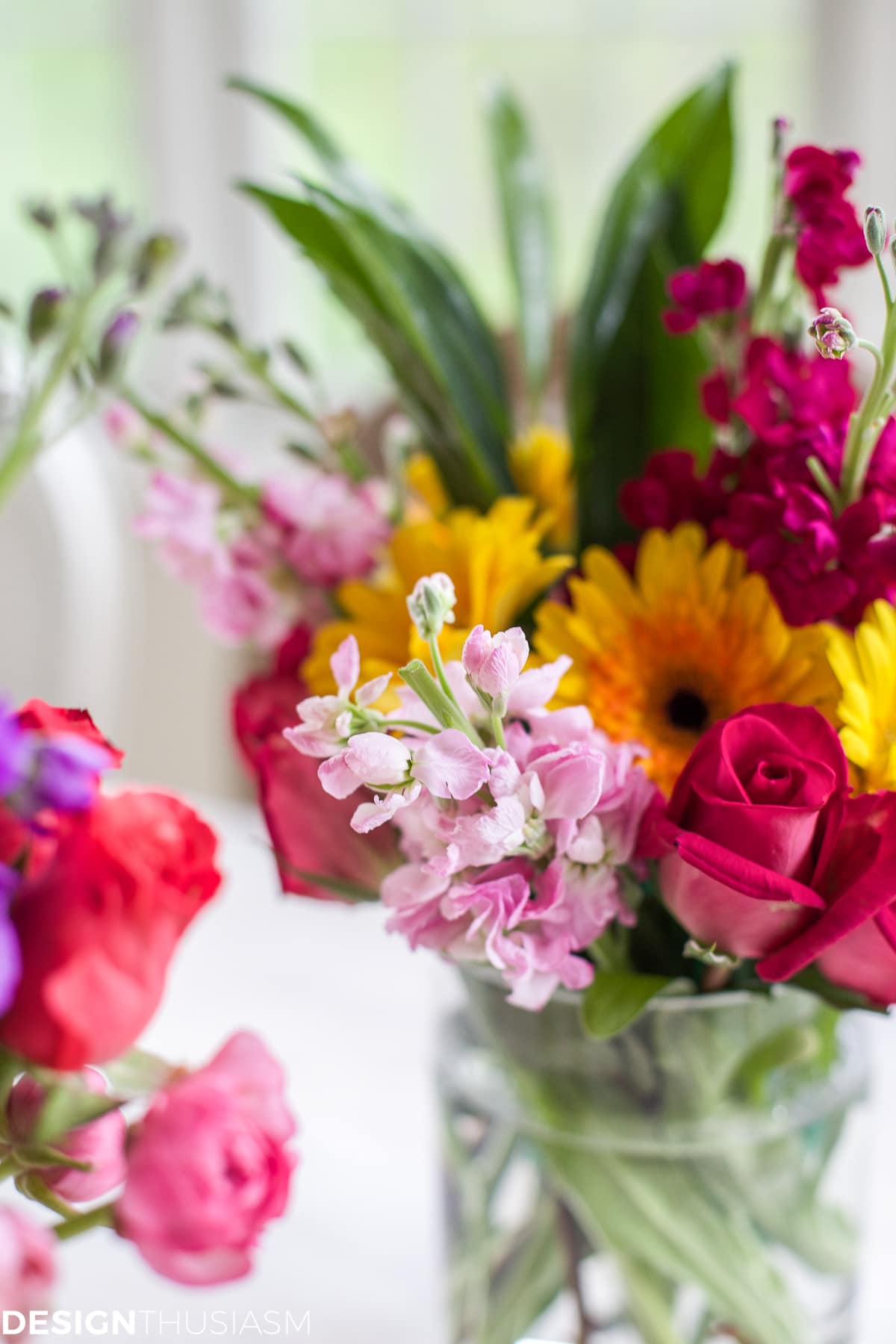 Arranging spring flowers into small displays - terilynadamsblog.com