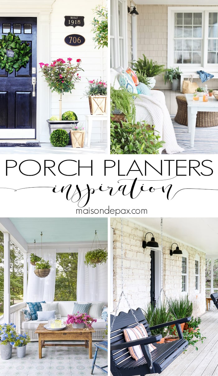 Porch Planters Inspiration