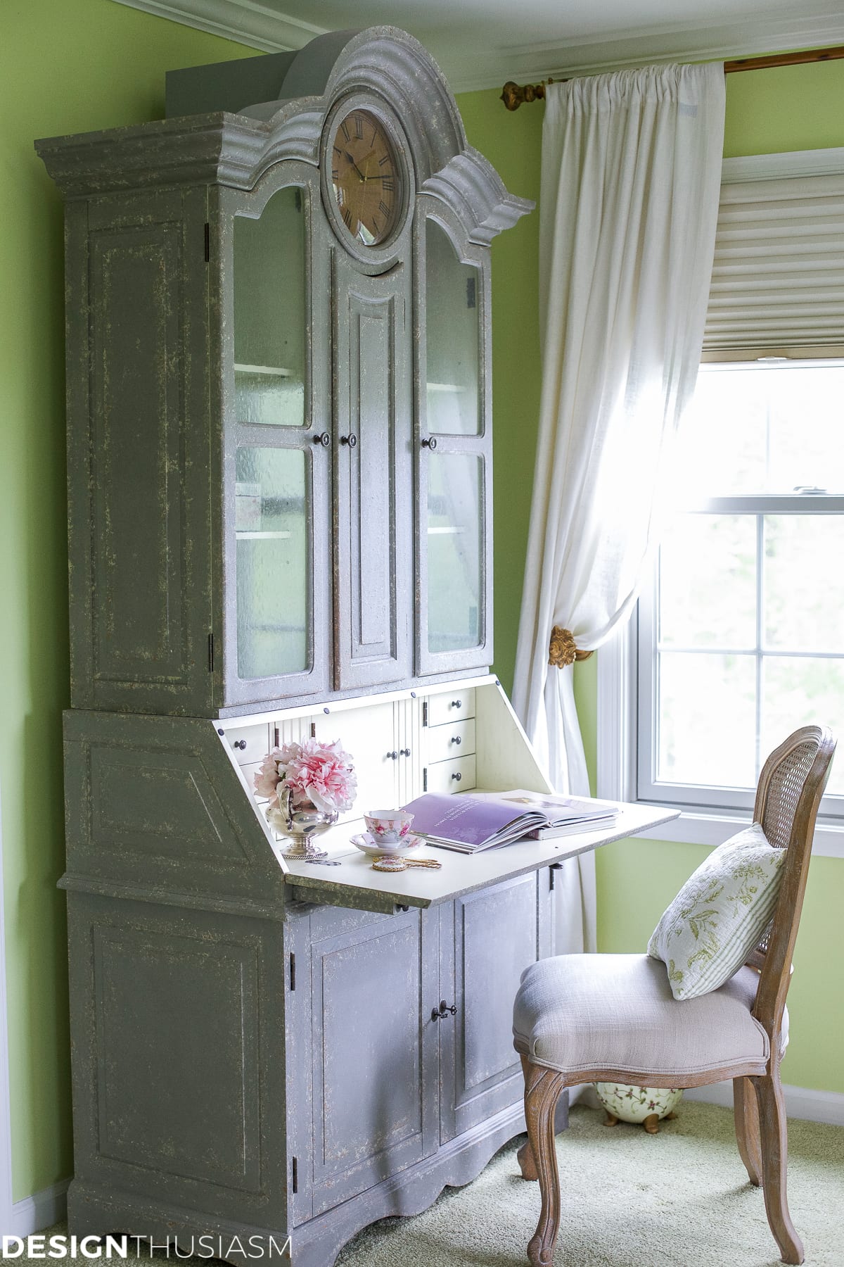 Refining the Master Bedroom with a White Tufted Headboard - terilynadamsblog.com