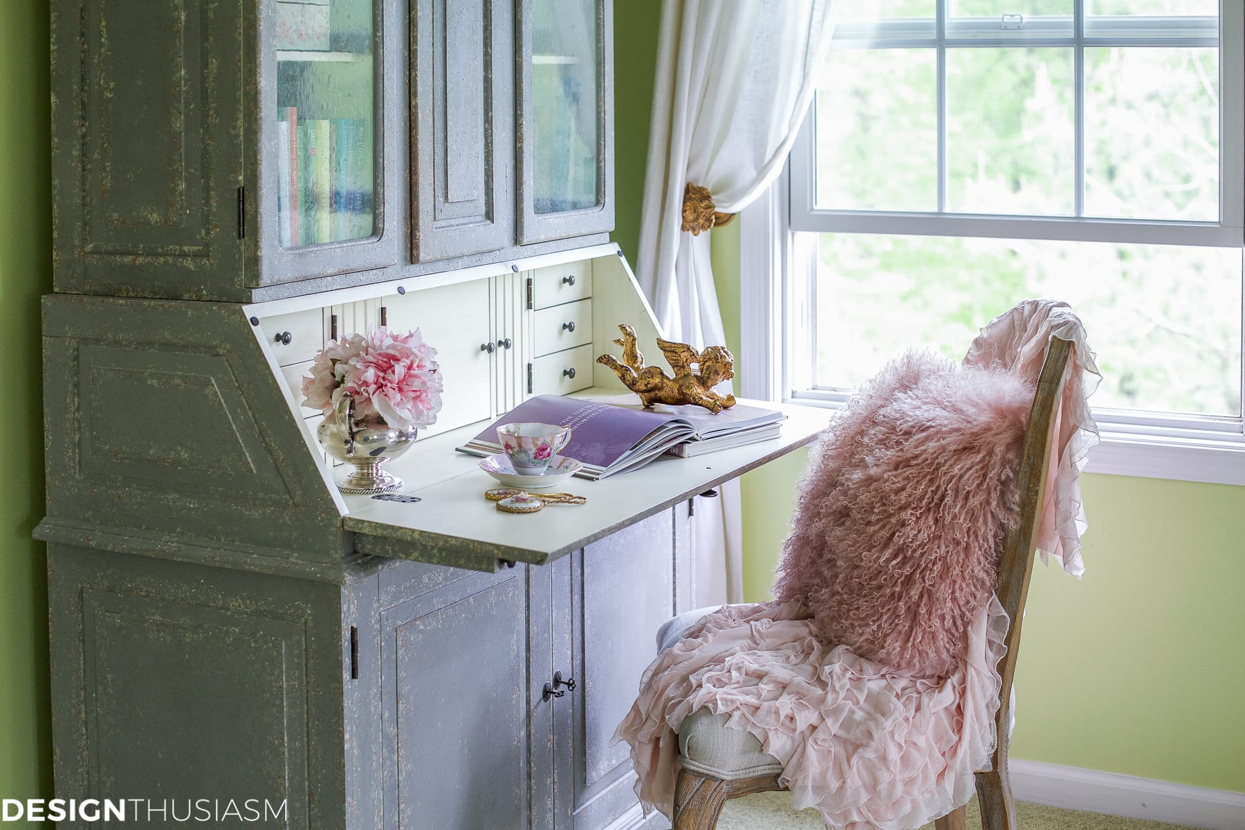 Refining the Master Bedroom with a White Tufted Headboard - terilynadamsblog.com