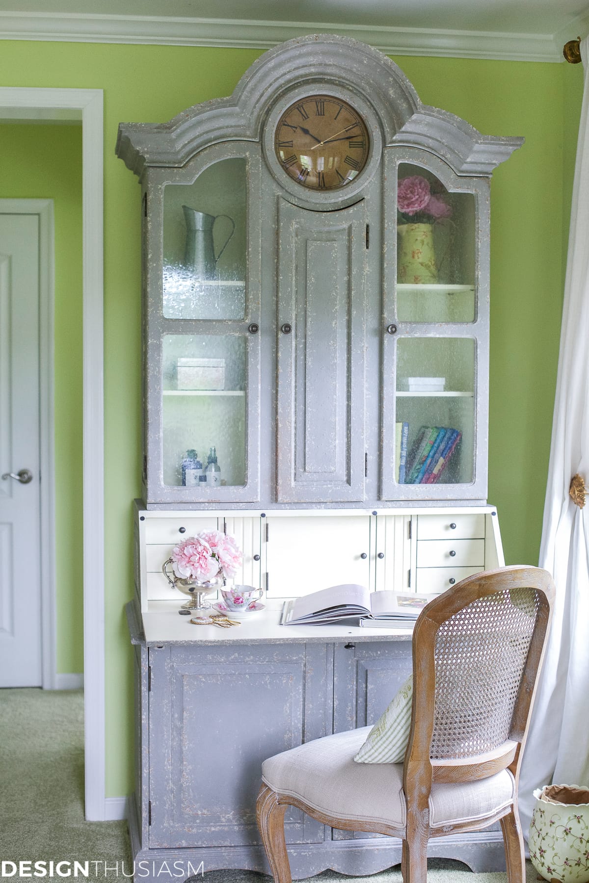 Refining the Master Bedroom with a White Tufted Headboard - terilynadamsblog.com