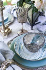 Seaside Decor | Setting a Summer Table with Coastal Dinnerware - terilynadamsblog.com