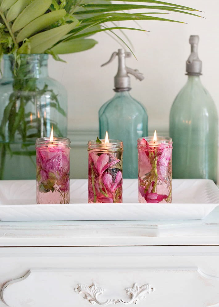 oil lantern candles summer