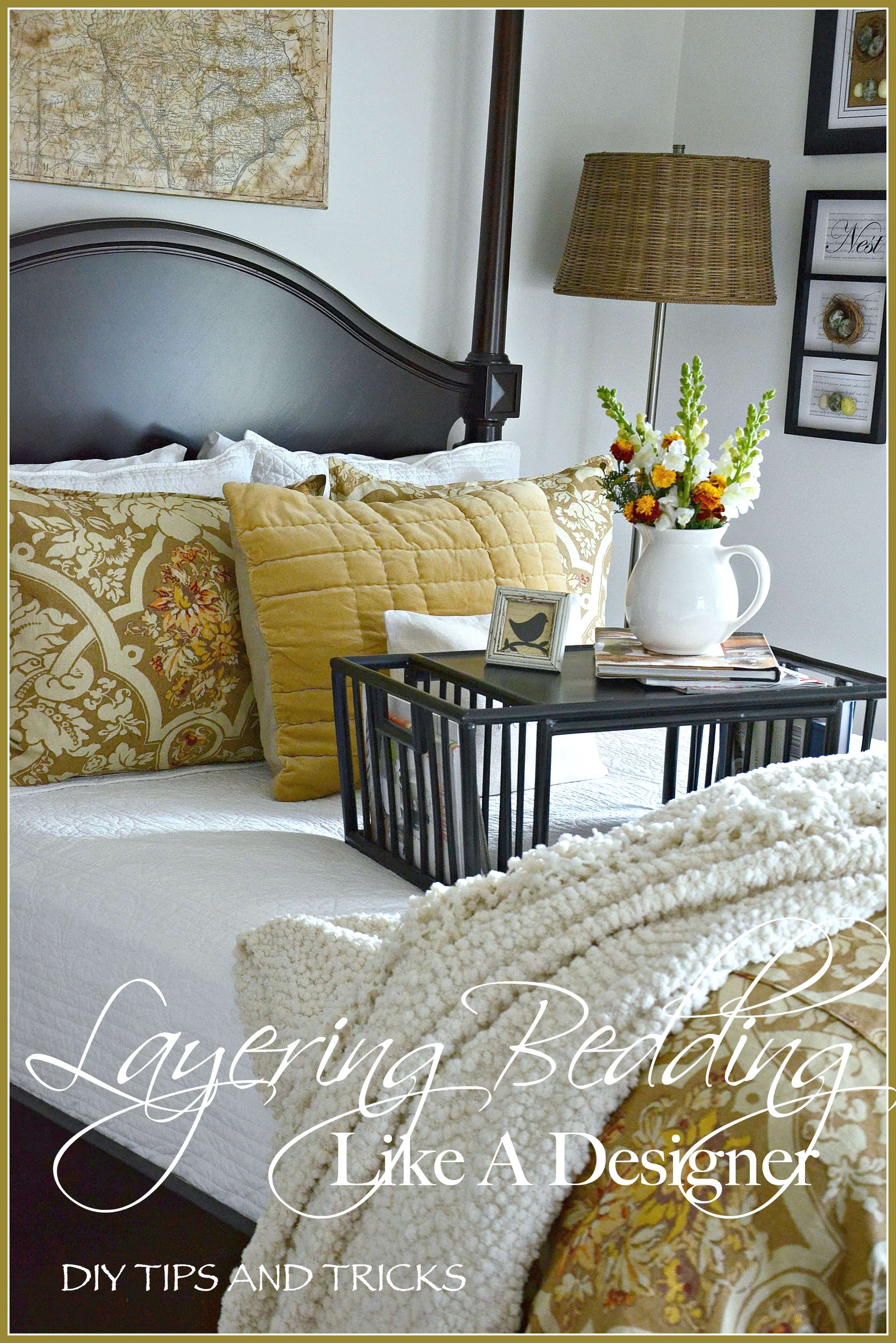 LAYERING BEDDING LIKE A DESIGNER-stonegableblog.com