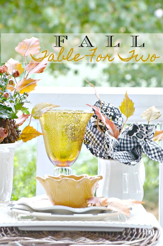 1 FALL TABLE FOR TWO-TITLE PAGE
