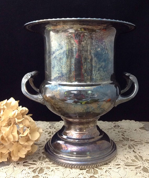Vintage silver ice bucket