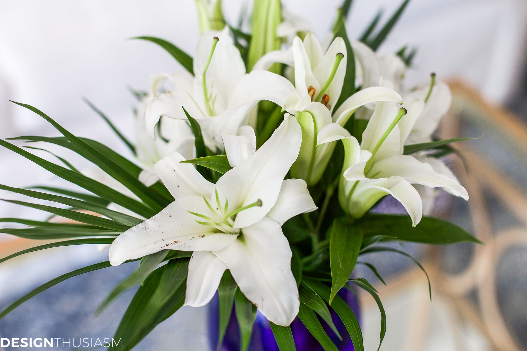 Blue and White Decor | Maintaining Your Style and Downsizing Your Home - terilynadamsblog.com