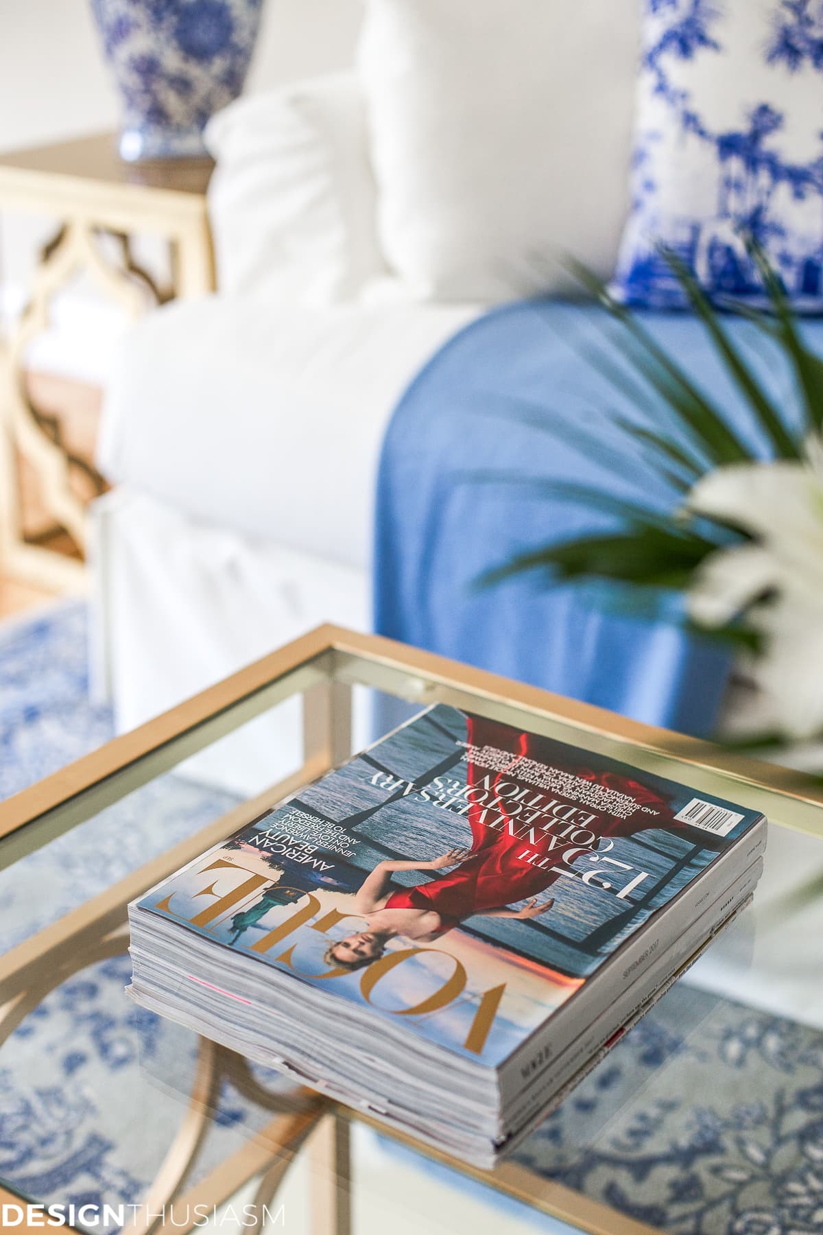 Blue and White Decor | Maintaining Your Style and Downsizing Your Home - terilynadamsblog.com