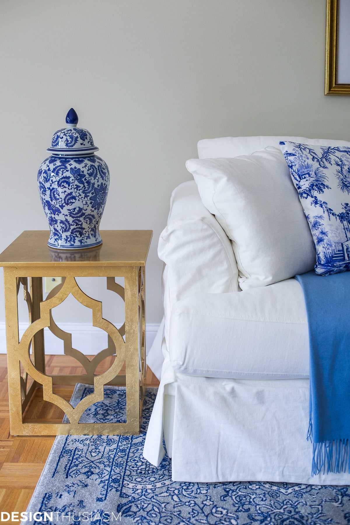 Blue and White Decor | Maintaining Your Style and Downsizing Your Home - terilynadamsblog.com