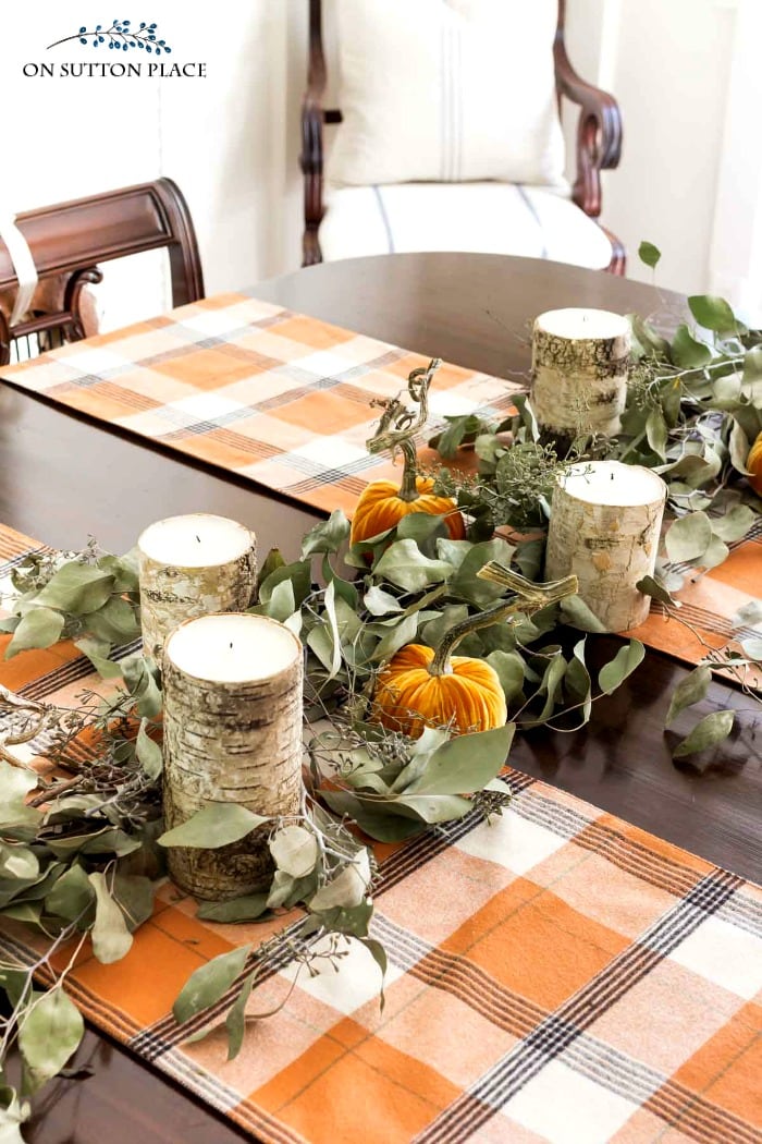 diy eucalyptus garland on sutton place
