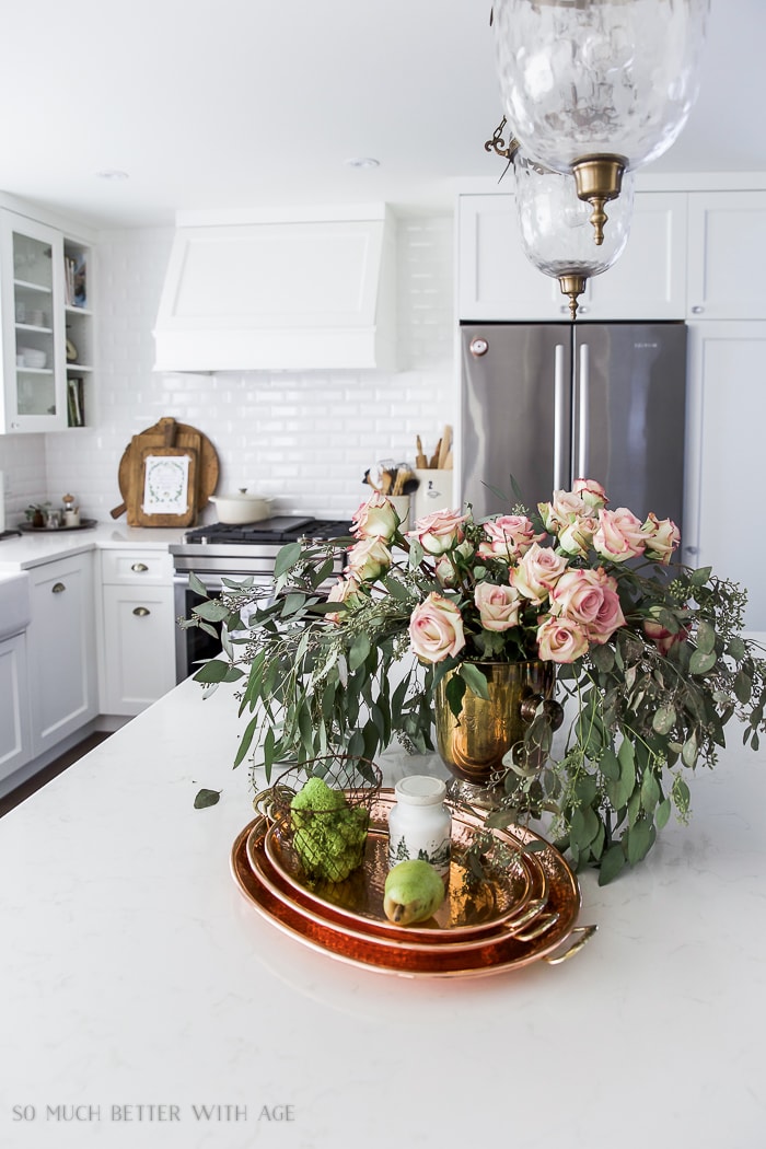 fall-white-kitchen-natural-wood-french-copper-eucalyptus-roses-110