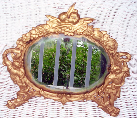 Dressing Table Gilded Mirror