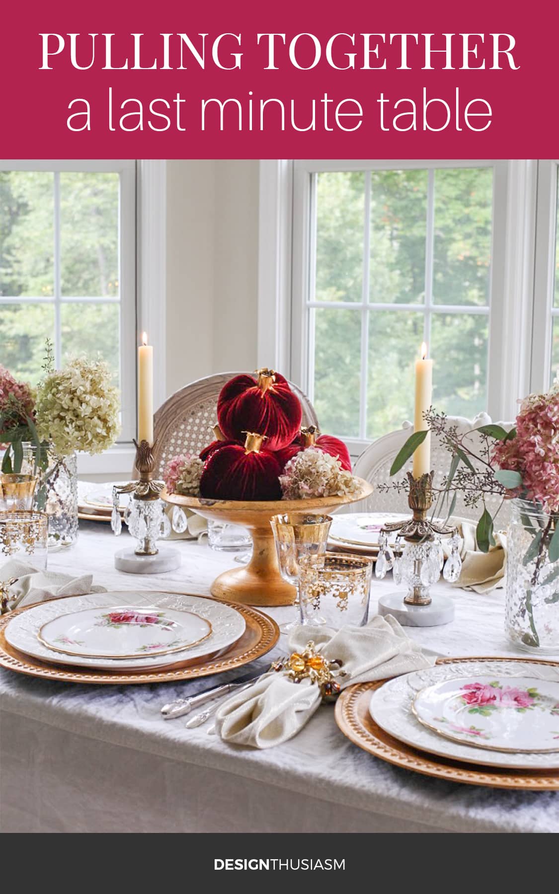 Pomegranate table