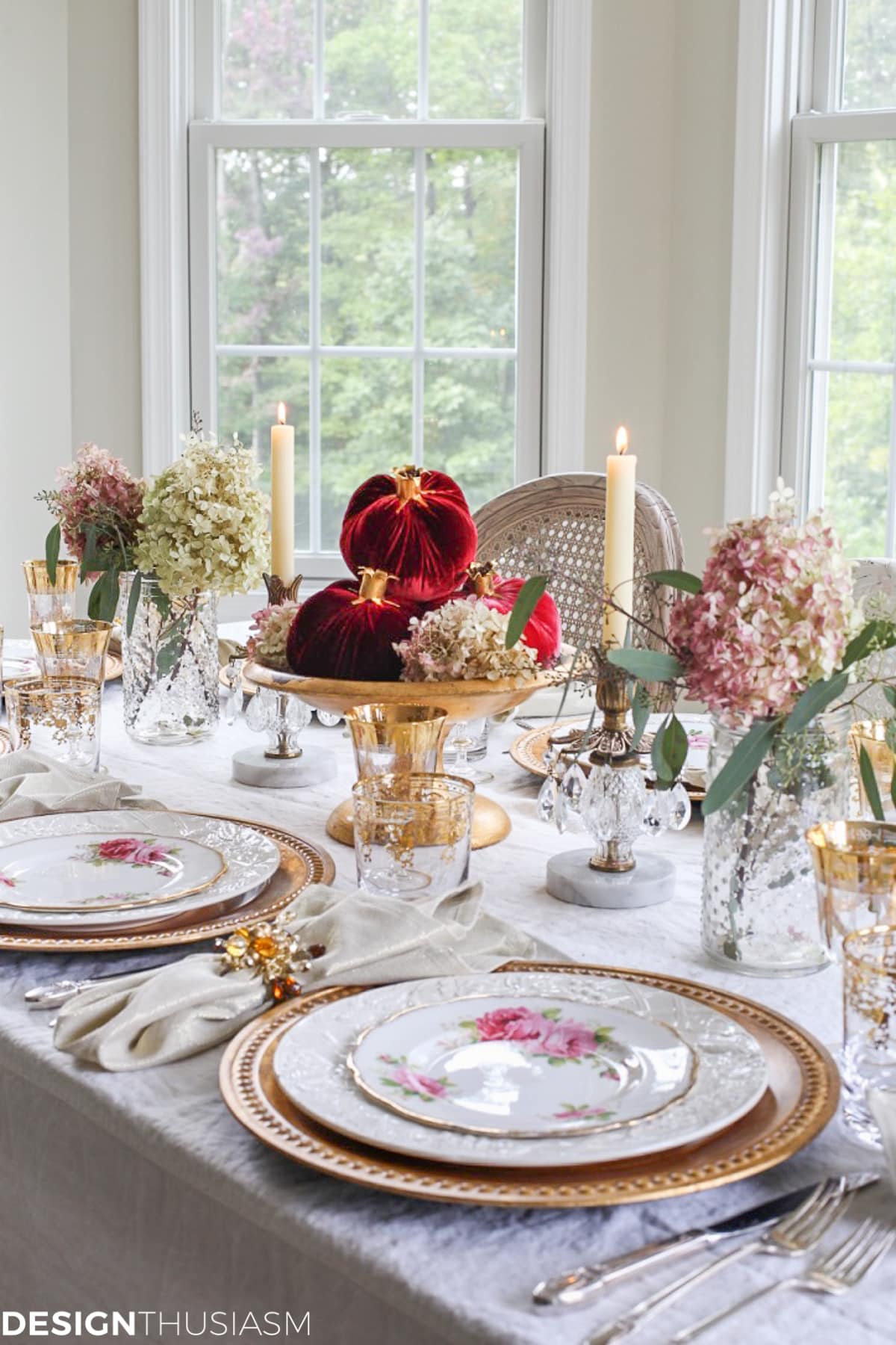 Creating a Simple Table Setting When You Have No Time - terilynadamsblog.com