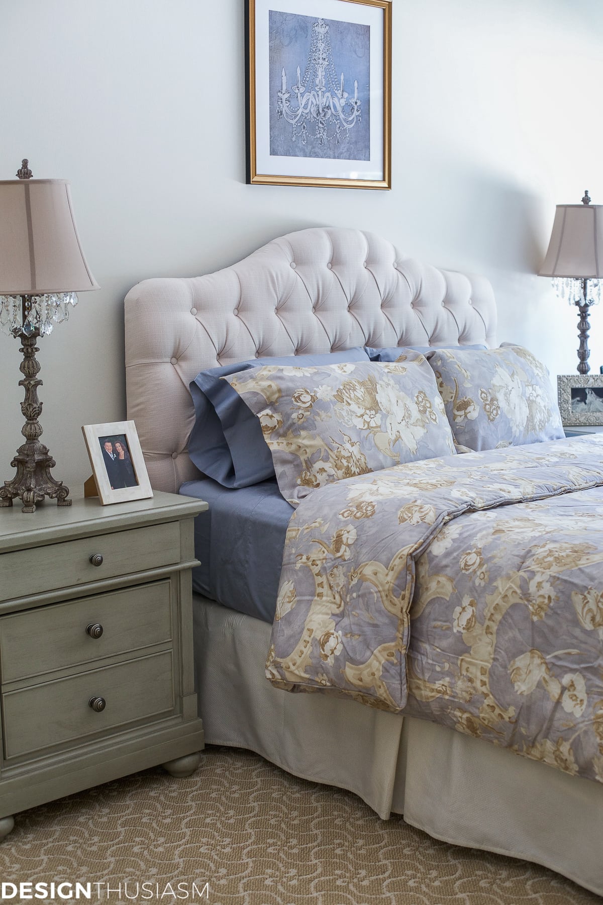 Downsizing Tips - How to keep the bedroom light and bright - terilynadamsblog.com