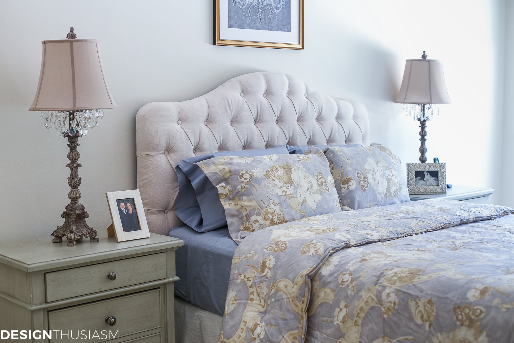 Downsizing Tips - How to keep the bedroom light and bright - terilynadamsblog.com