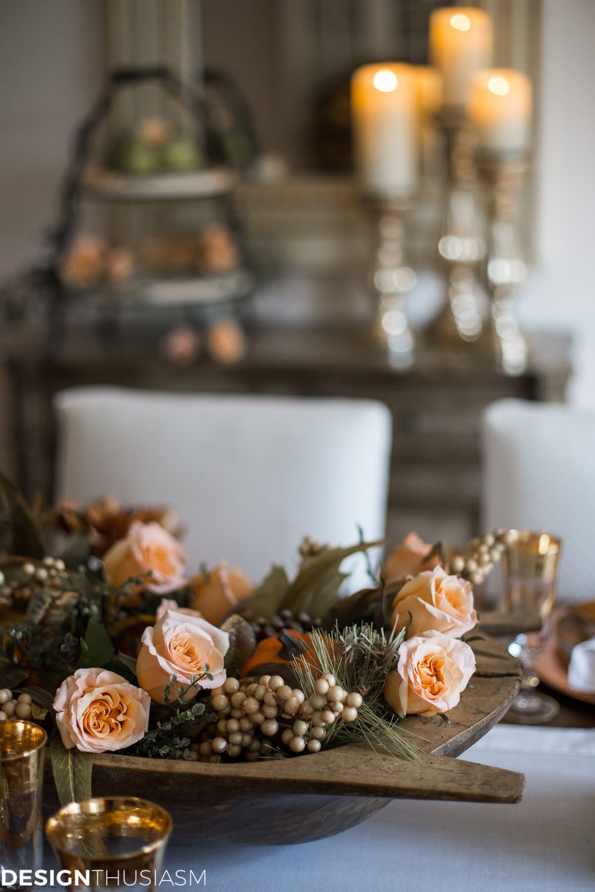 Using Fall Door Decorations to Dress Up Your Thanksgiving Table - terilynadamsblog.com