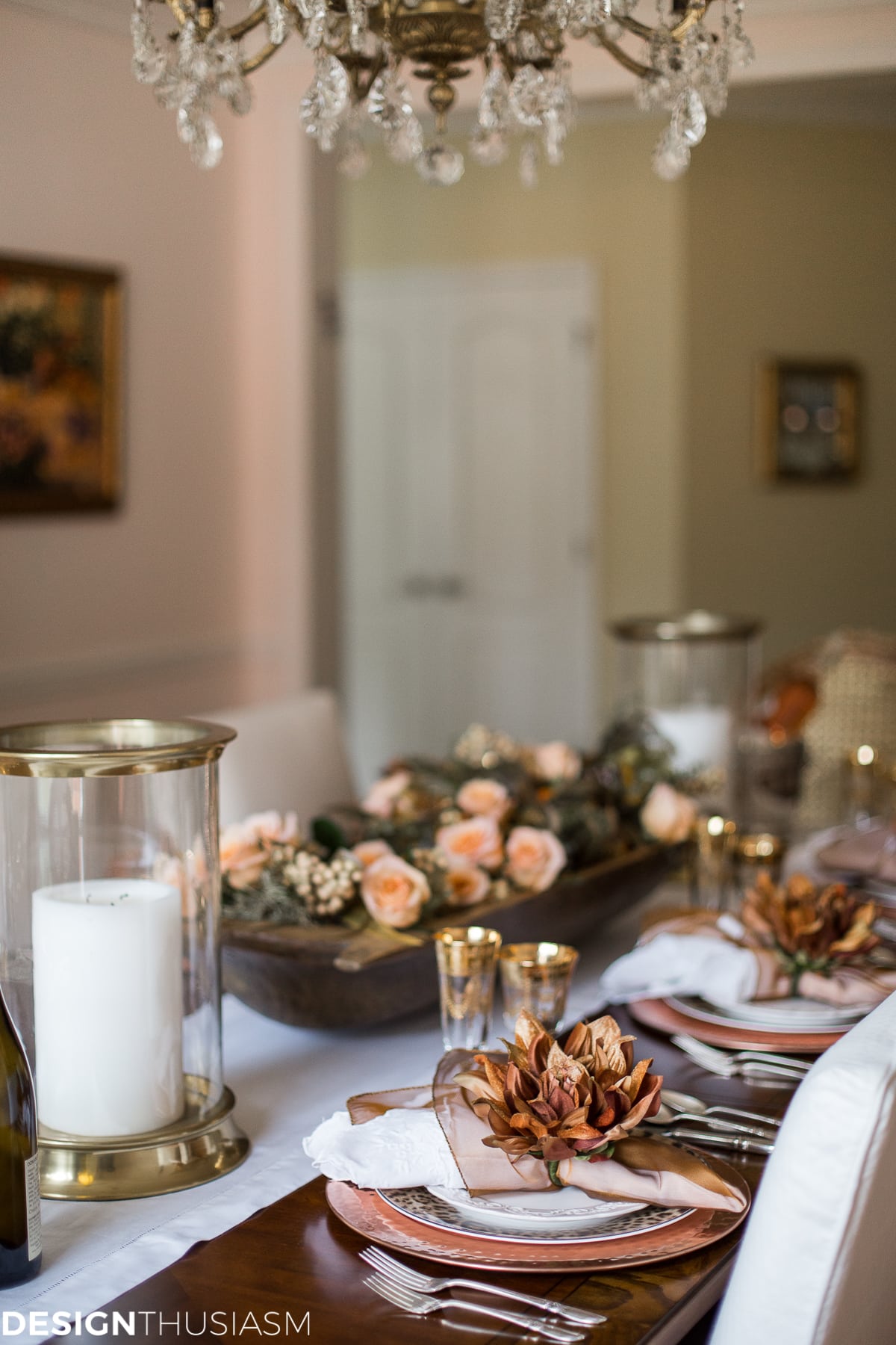 Using Fall Door Decorations to Dress Up Your Thanksgiving Table - terilynadamsblog.com