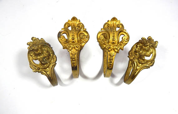 Vintage French Curtain Hold-Backs
