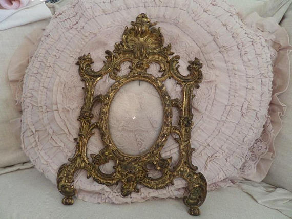 Stunning French Ornate Gilt Ormolu Frame