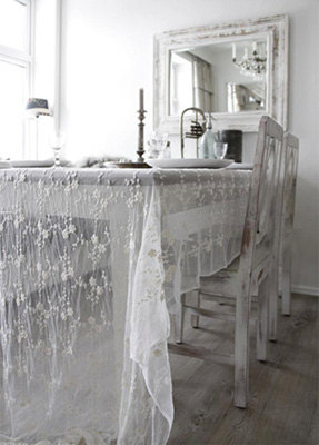 Tulle Fabric Tablecloth
