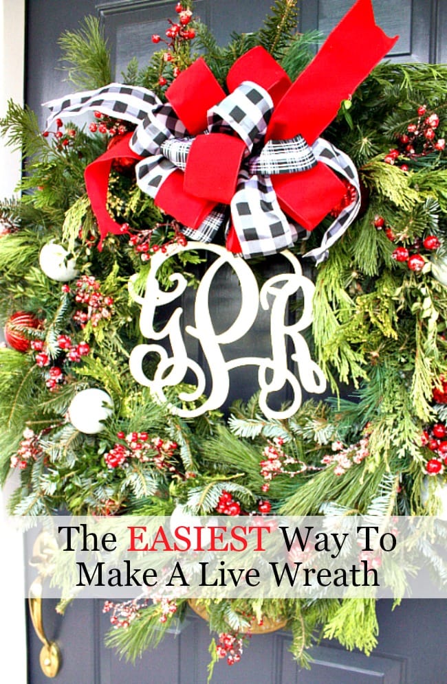 EASIEST WAY TO MAKE A LIVE WREATH TITLE PAGE