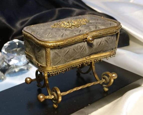 Bronze Louis XV Ormolu Jewelry Casket