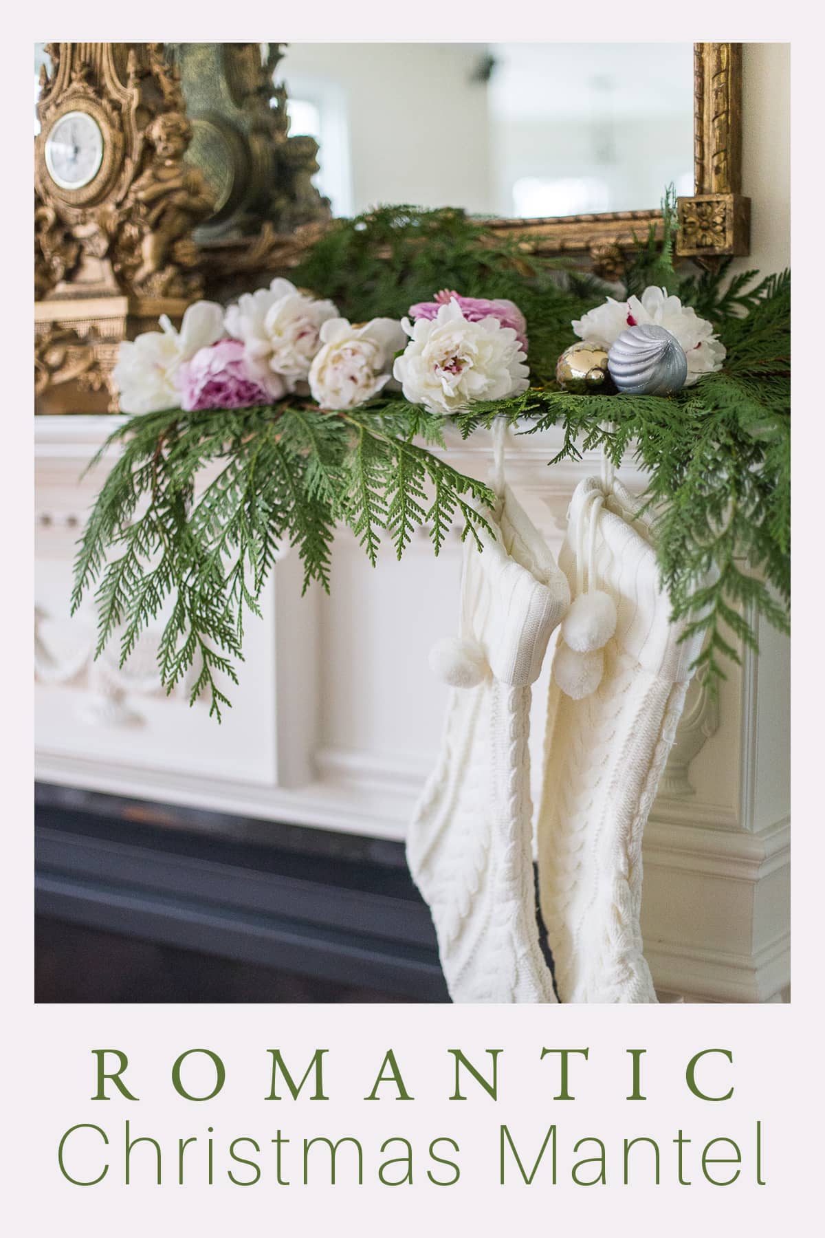Romantic Christmas Mantel Garland