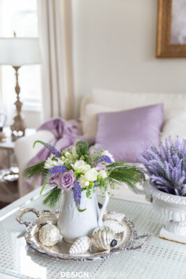 winter decor after xmas floral