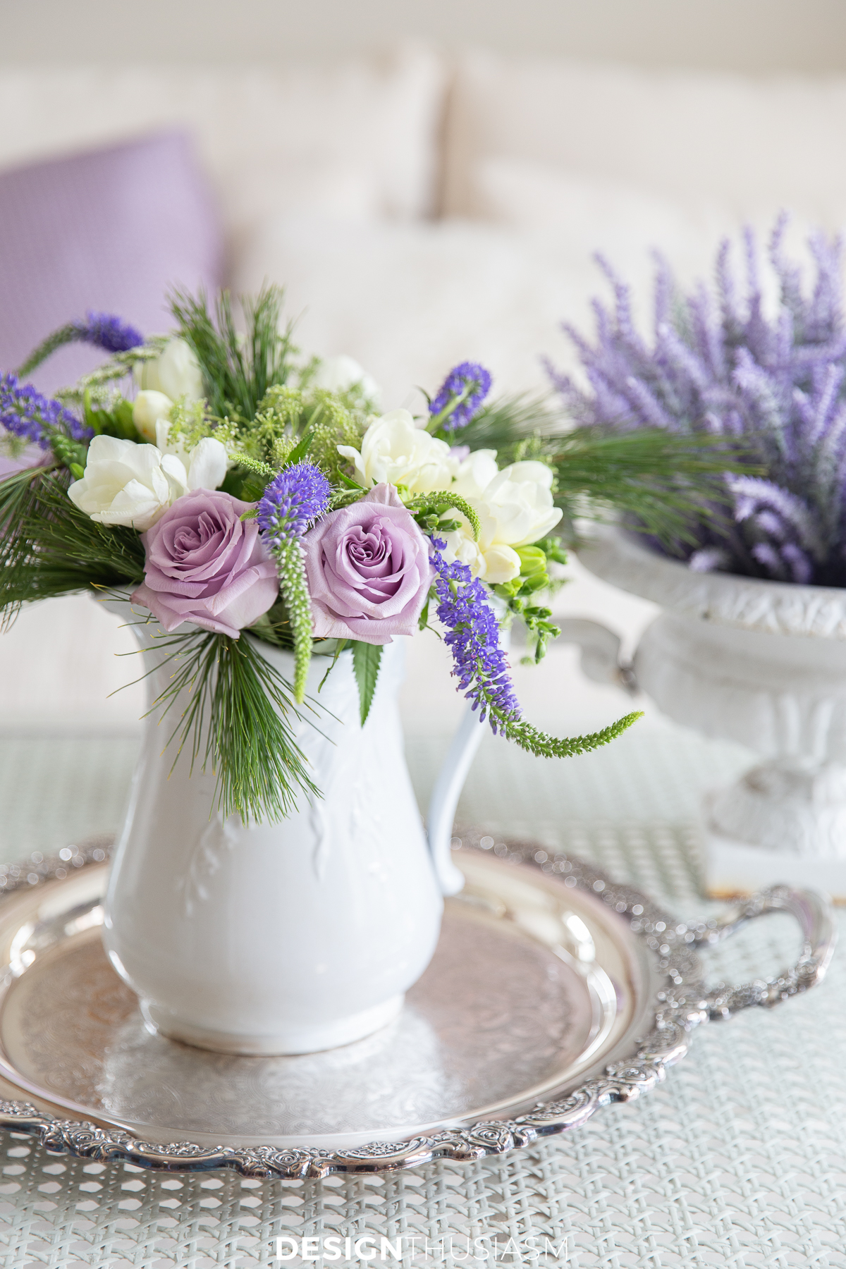 winter decor after xmas florals
