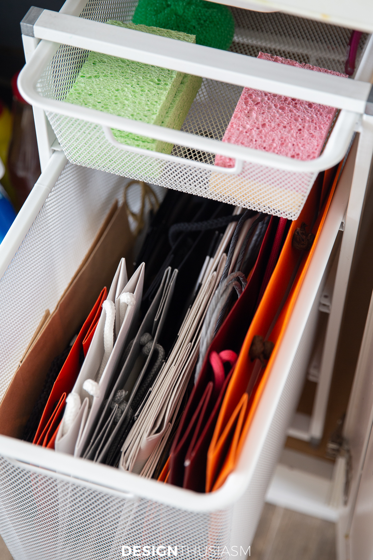 Organizing Hacks paper bags