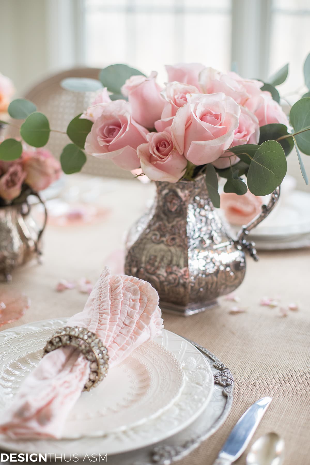 Rustic Romance: A Valentine’s Day Table Setting - terilynadamsblog.com