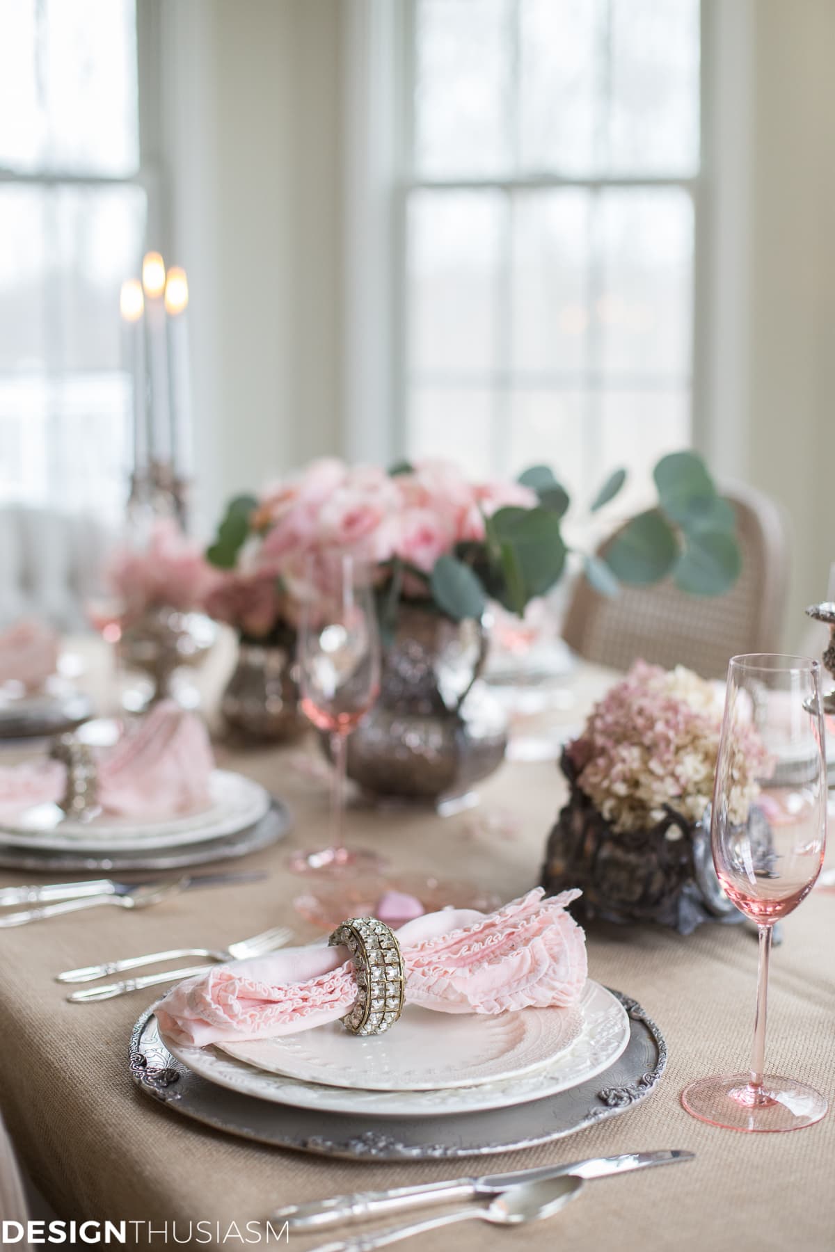 Rustic Romance: A Valentine’s Day Table Setting - terilynadamsblog.com