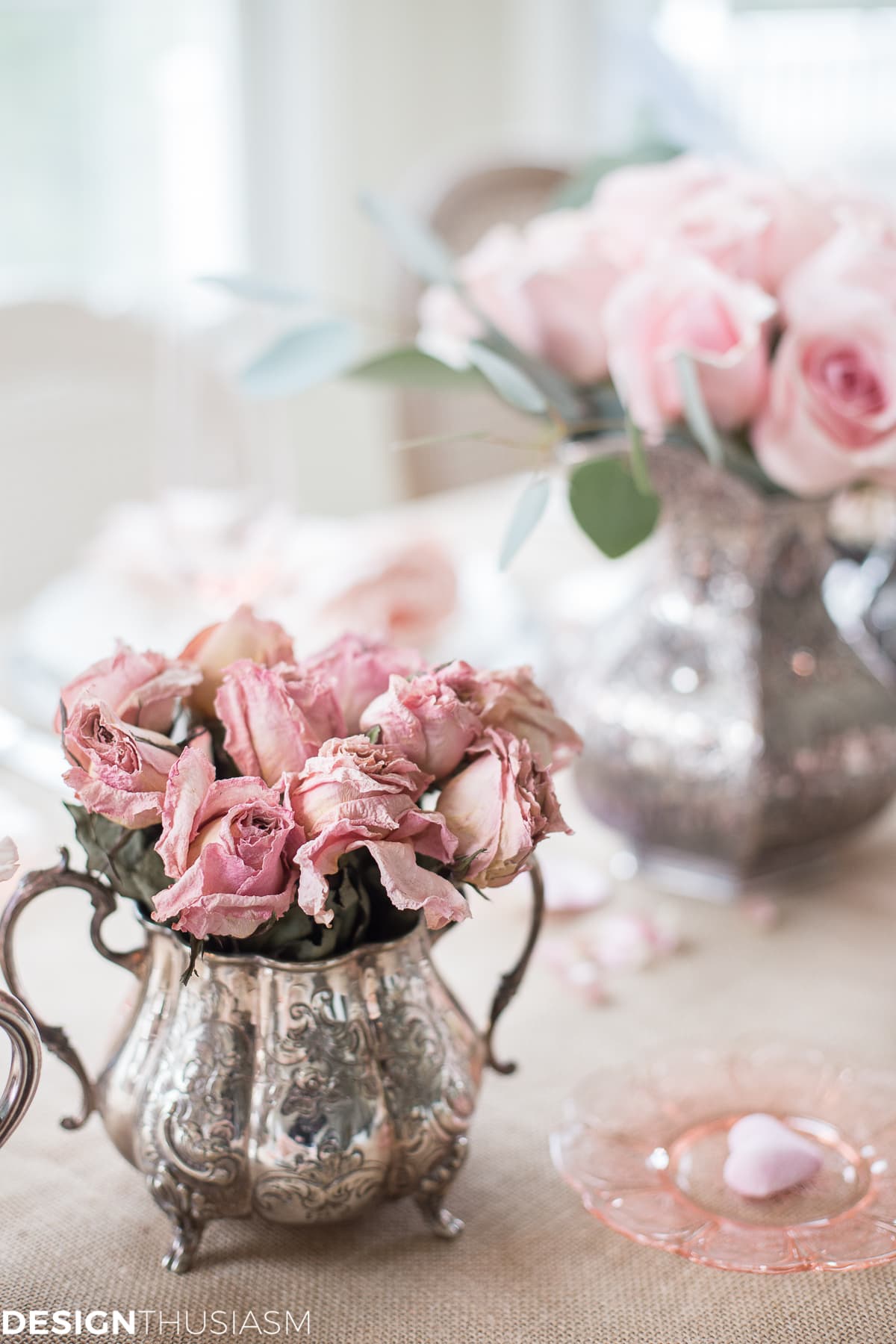 Rustic Romance: A Valentine’s Day Table Setting - terilynadamsblog.com