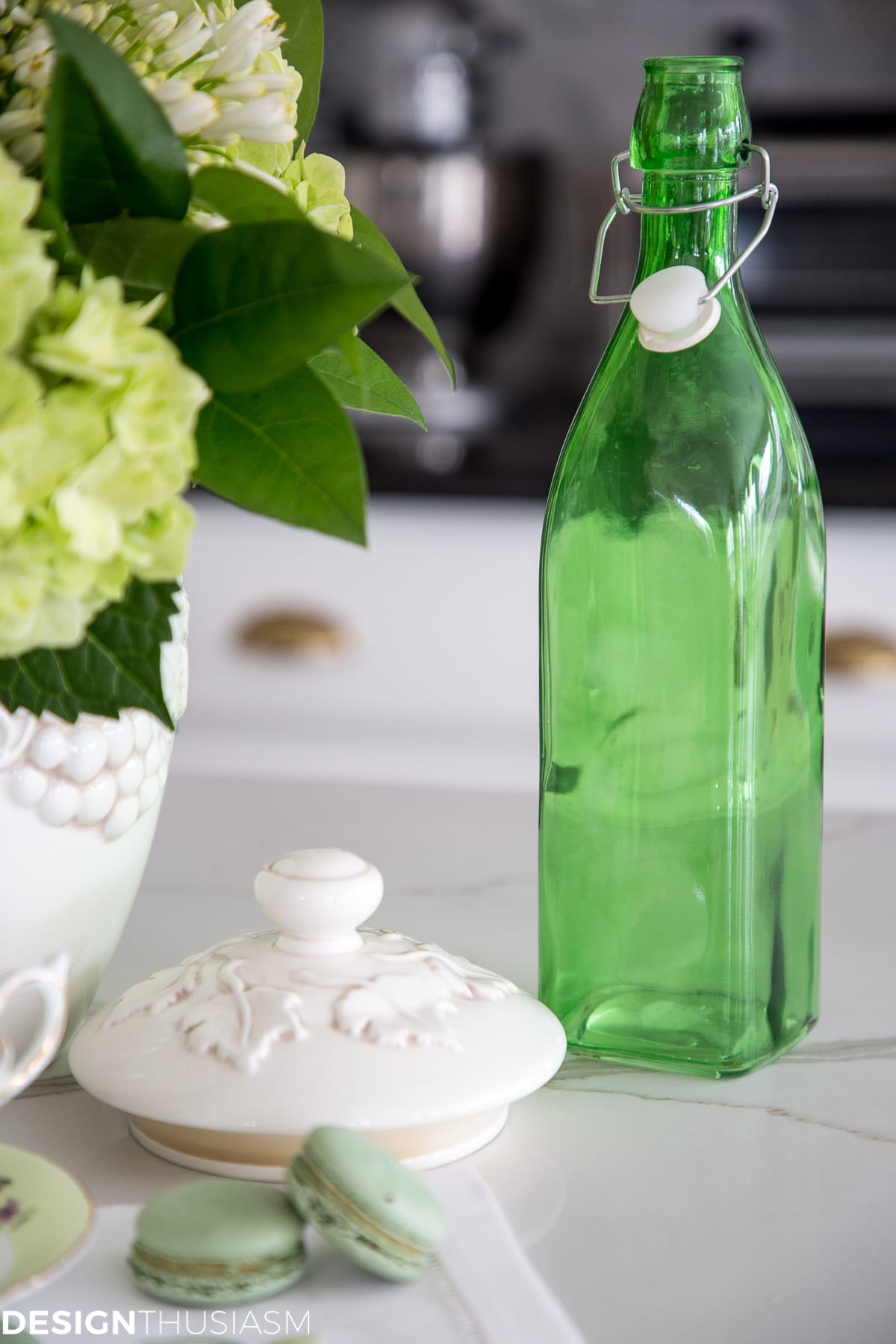 Welcoming Spring with an Arrangement of Green Flowers - terilynadamsblog.com