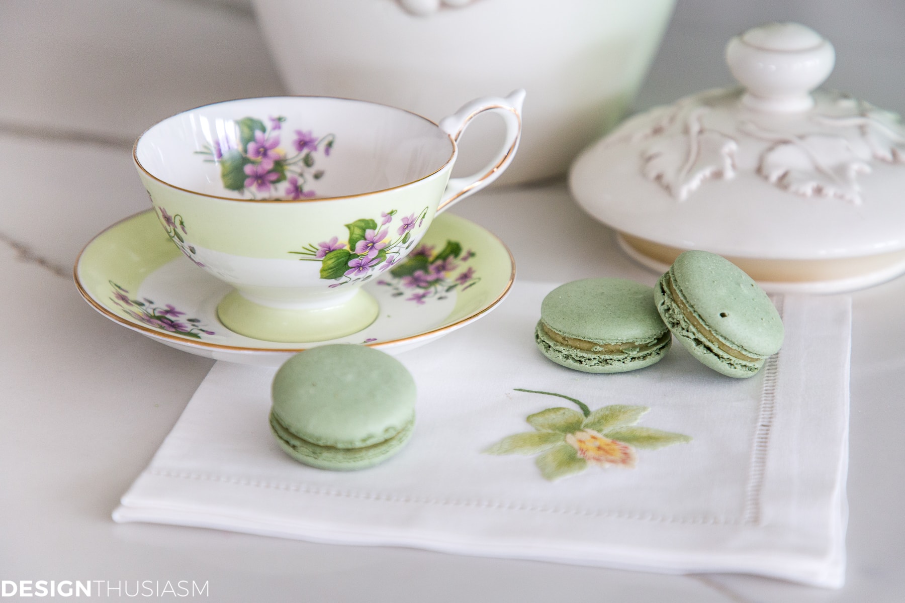 Welcoming Spring with an Arrangement of Green Flowers - terilynadamsblog.com