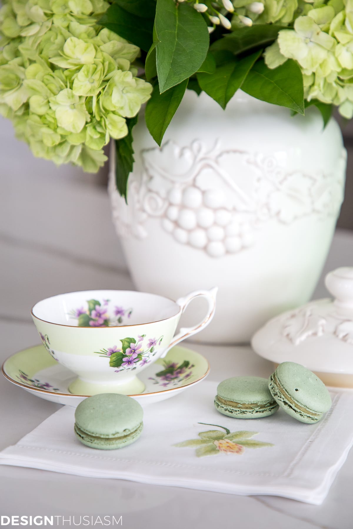 Welcoming Spring with an Arrangement of Green Flowers - terilynadamsblog.com