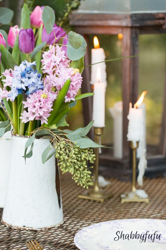 budget flower decorating - shabbyfufu