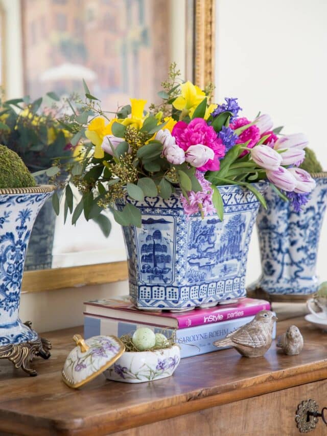 spring flowers seasonal vignette - terilynadamsblog.com
