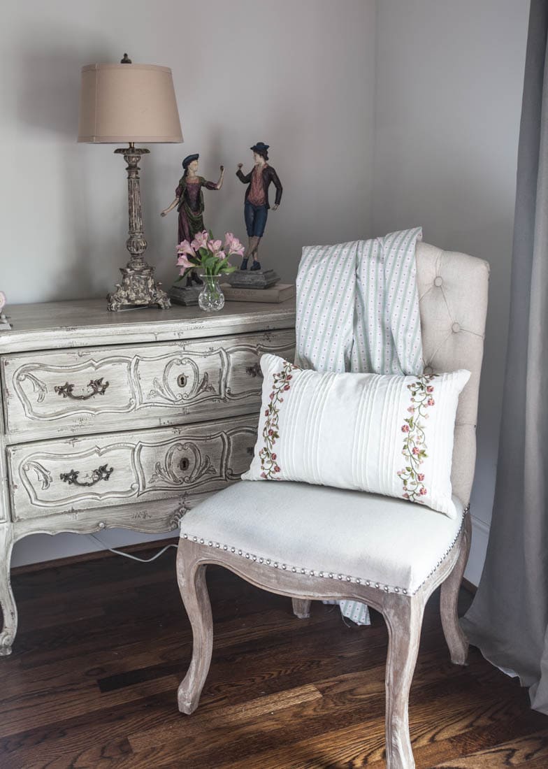 linen duvet rose