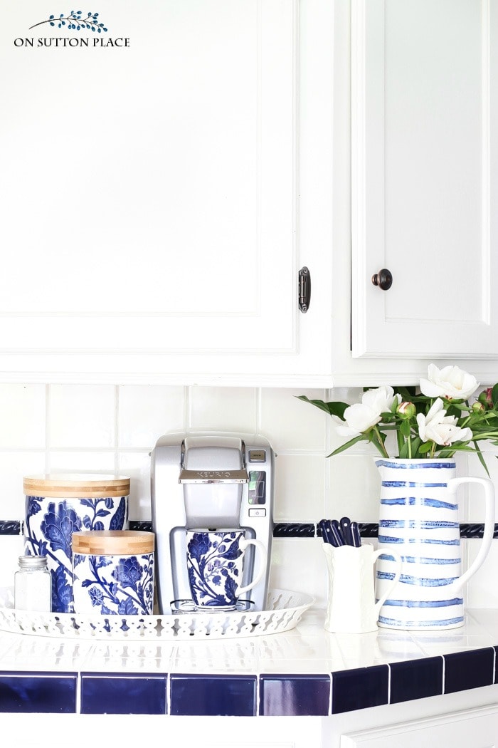 Easy Kitchen Coffee Station from On Sutton Place