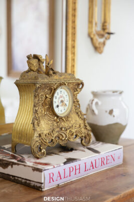 French country decor clock