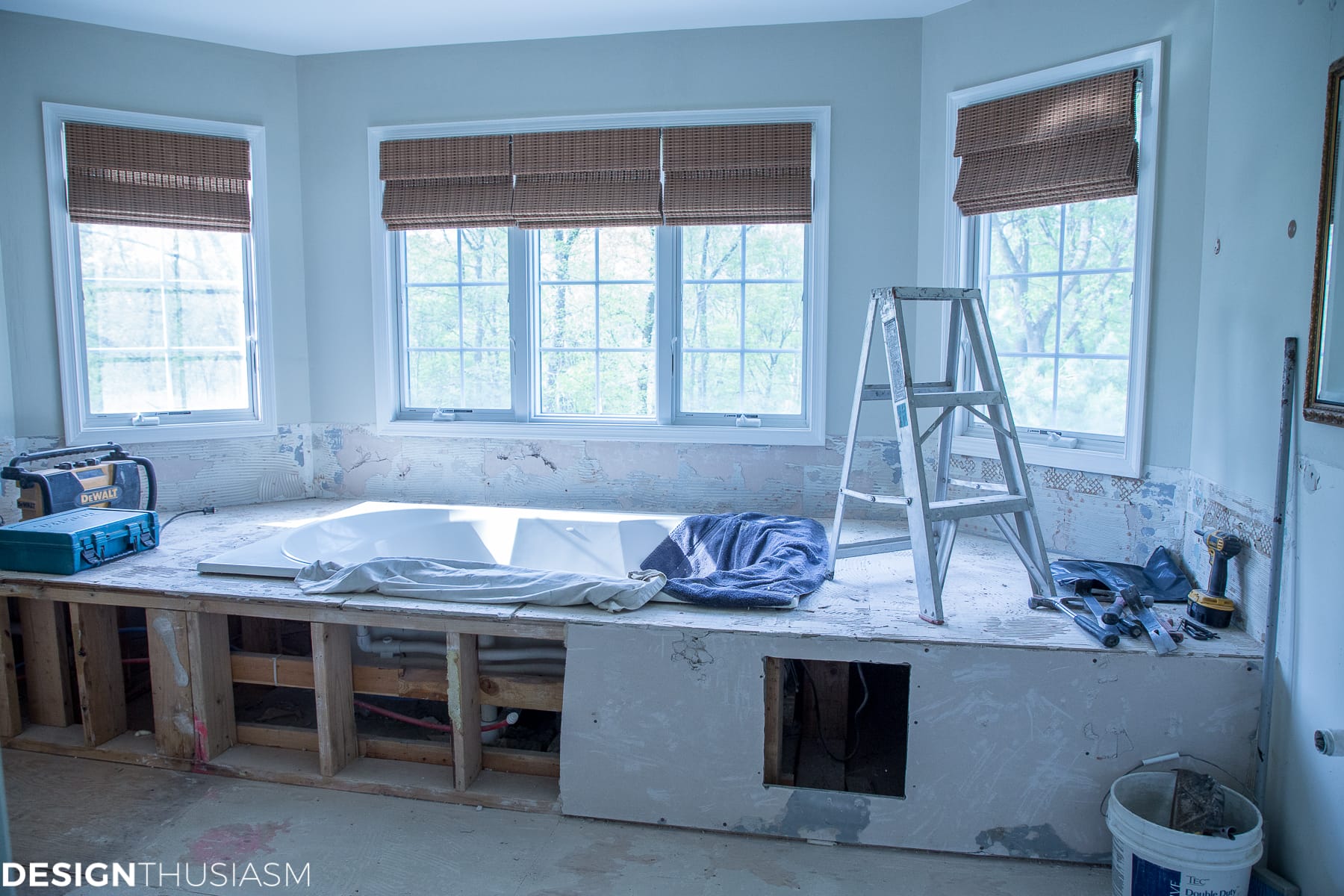 Master bath renovation progress - terilynadamsblog.com