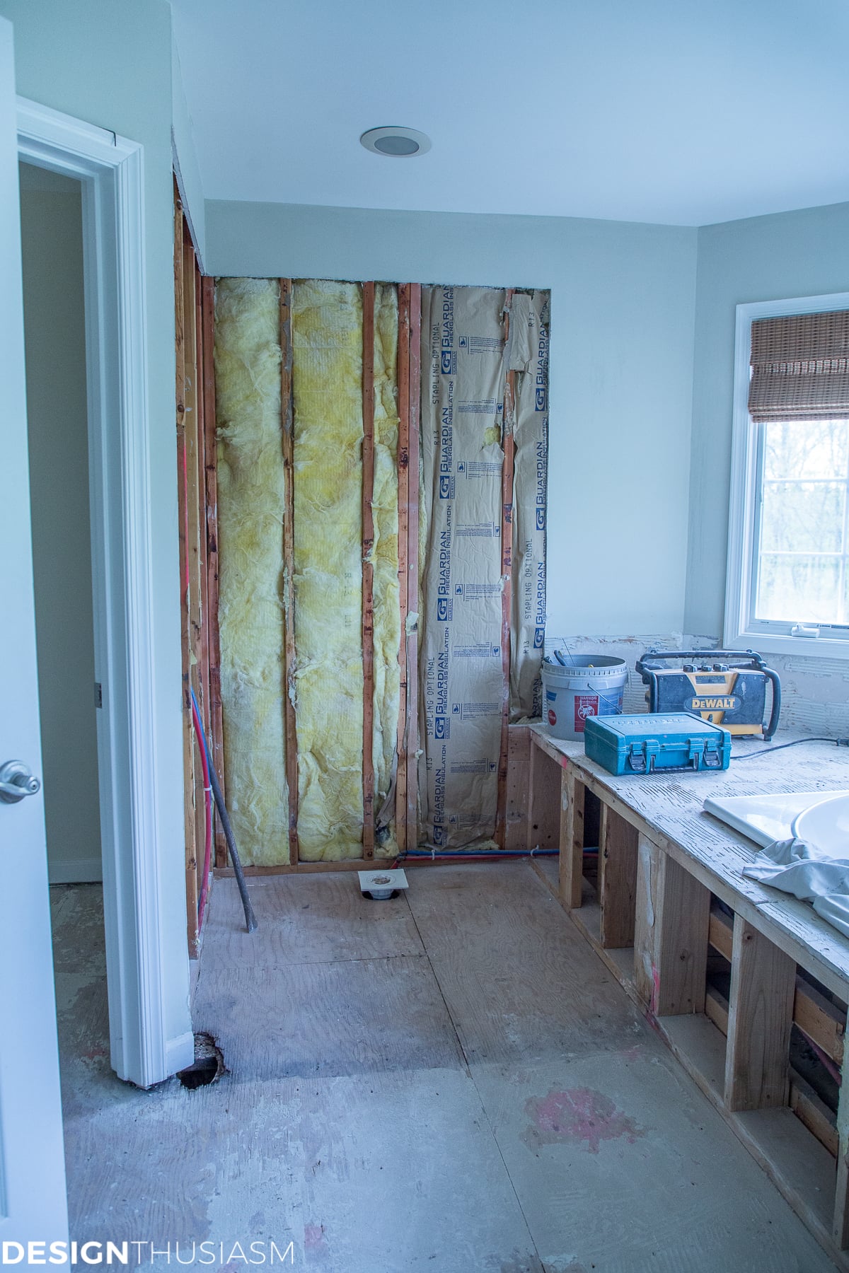 Master bath renovation progress - terilynadamsblog.com