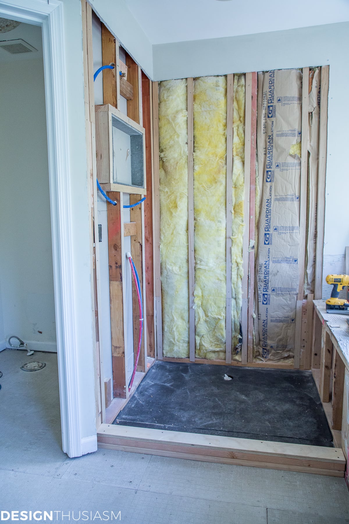 Master bath renovation progress - terilynadamsblog.com