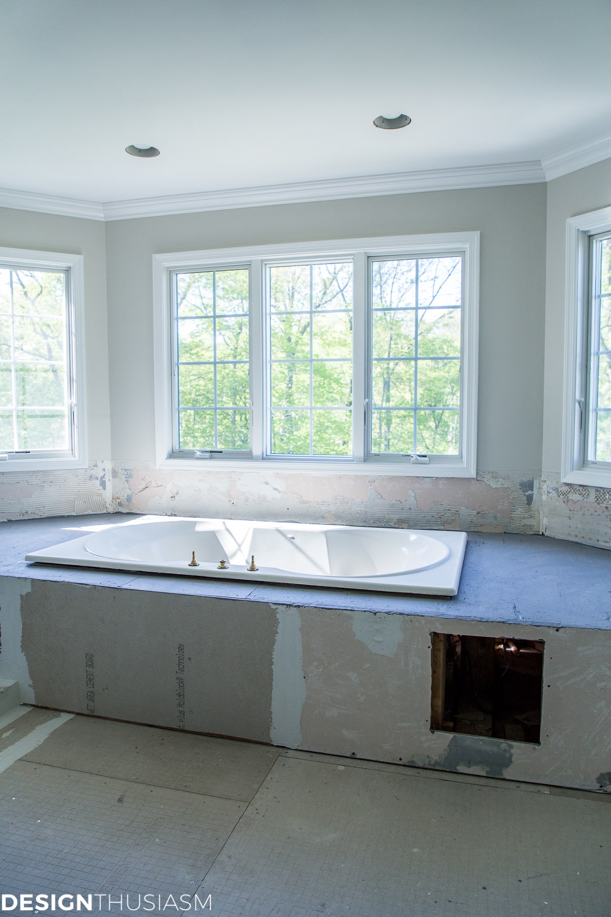 Master bath renovation progress - terilynadamsblog.com