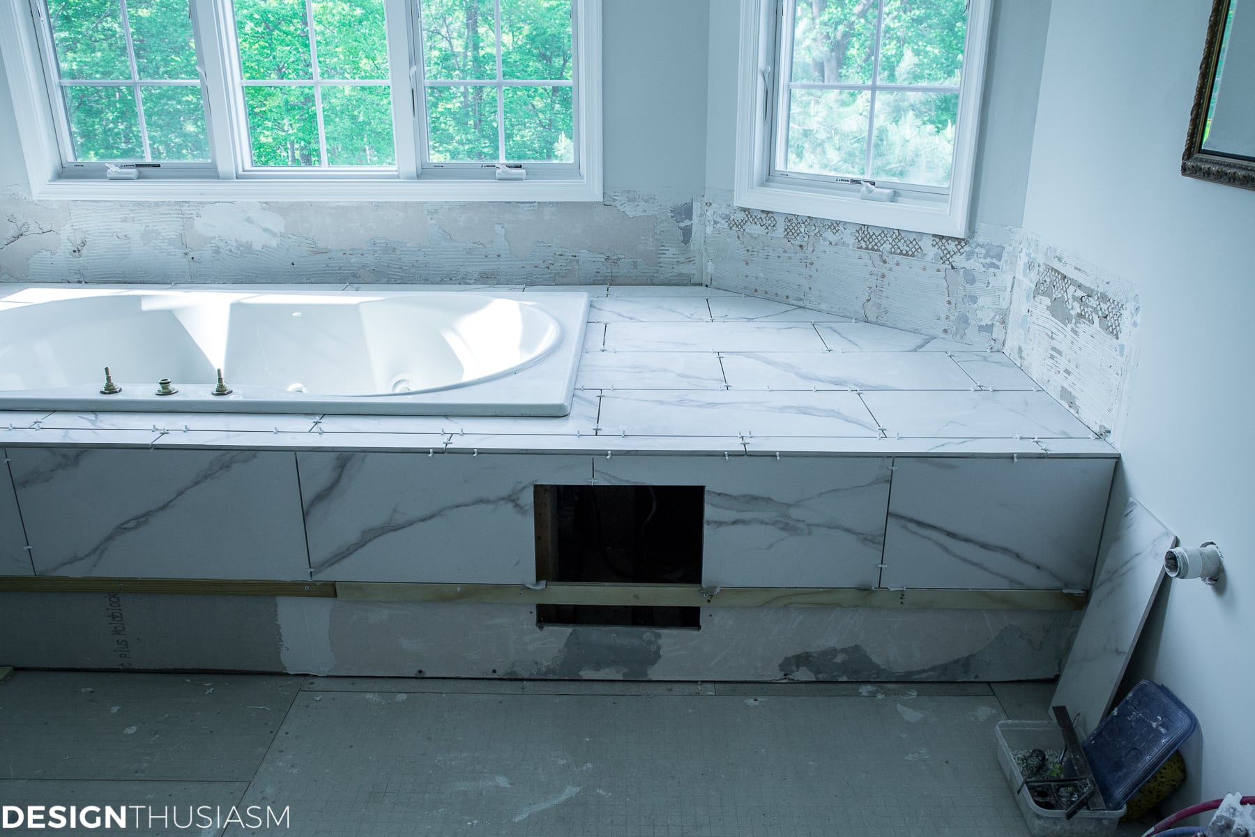 Master bath renovation progress - terilynadamsblog.com