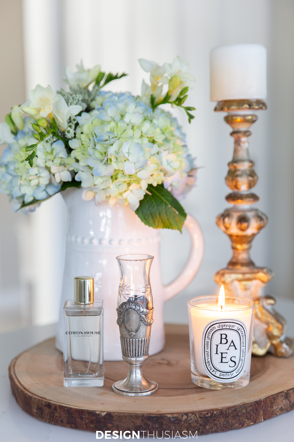 French country decor candlestick