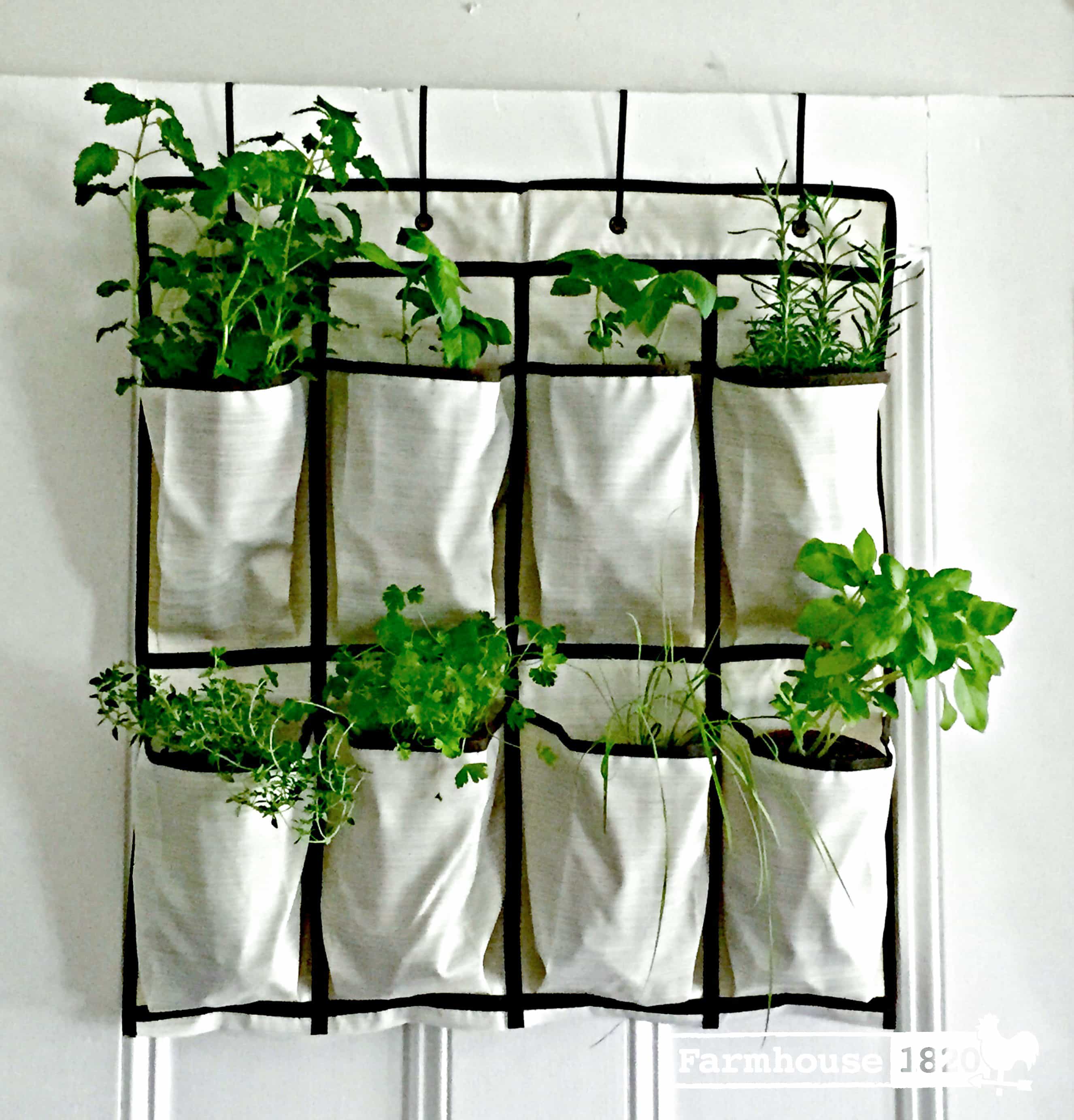 Quick & Easy DIY Vertical Hanging Garden - Farmhouse 1820